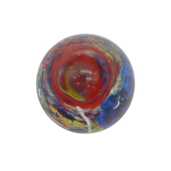 Paper Weight Art Glass Fish Aquarium Egg Shape Fish in Reef 3 Inch Tall - Picture 6 of 6